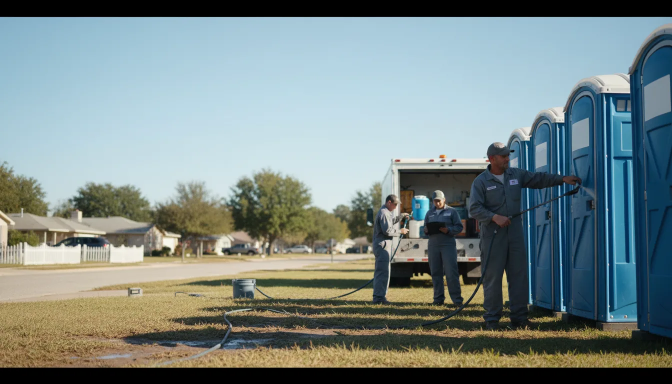 Long-Term Portable Toilet Rental in De Kalb, TX near me